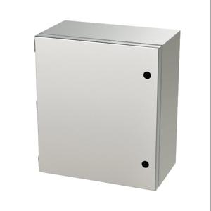 SAGINAW SCE-16148ELJSS Enclosure, 16 x 14 x 8 Inch Size, Wall Mount, 304 Stainless Steel, #4 Brush Finish | CV6QHX