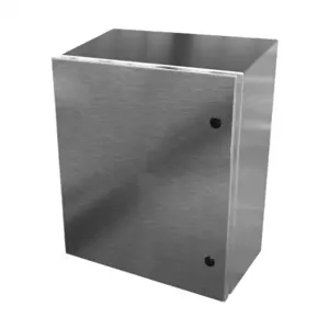 SAGINAW SCE-16148ELJSSST Enclosure, Slope Top, 16 x 14 x 8 Inch Size, Wall Mount, 304 Stainless Steel | CV6QHZ