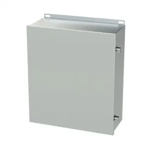 SAGINAW SCE-1614CHNFSS6 Enclosure, 16 x 14 x 6 Inch Size, Wall Mount, 316L Stainless Steel, #4 Brush Finish | CV6QJF