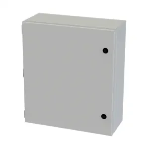 SAGINAW SCE-1614ELJLG Enclosure, 16 x 14 x 6 Inch Size, Wall Mount, Carbon Steel, Ral 7035 Light Gray | CV6QJJ