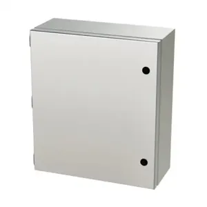 SAGINAW SCE-1614ELJSS Enclosure, 16 x 14 x 6 Inch Size, Wall Mount, 304 Stainless Steel, #4 Brush Finish | CV6QJK