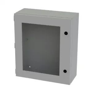 SAGINAW SCE-1614ELJW Enclosure, 16 x 14 x 6 Inch Size, Wall Mount, Carbon Steel, Ansi 61 Gray | CV6QJM