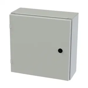 SAGINAW SCE-16EL1606LPLG Enclosure, 16 x 16 x 6 Inch Size, Wall Mount, Carbon Steel, Ral 7035 Light Gray | CV6QKE