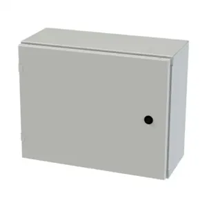 SAGINAW SCE-16EL2008LPLG Enclosure, 16 x 20 x 8 Inch Size, Wall Mount, Carbon Steel, Ral 7035 Light Gray | CV6QKR