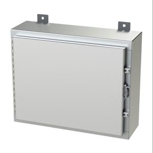 SAGINAW SCE-16H2006SS6LP Enclosure, 16 x 20 x 6 Inch Size, Wall Mount, 316L Stainless Steel, #4 Brush Finish | CV6QLH