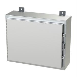 SAGINAW SCE-16H2006SSLP Enclosure, 16 x 20 x 6 Inch Size, Wall Mount, 304 Stainless Steel, #4 Brush Finish | CV6QLJ