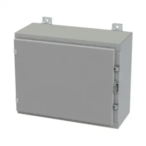 SAGINAW SCE-16H2008LP Enclosure, 16 x 20 x 8 Inch Size, Wall Mount, Carbon Steel, Ansi 61 Gray | CV6QLK