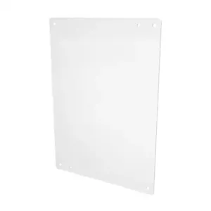 SAGINAW SCE-16N12MP Subpanel, Carbon Steel, White, Powder Coat Finish | CV6WXM