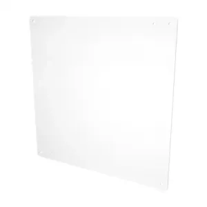 SAGINAW SCE-16N16MP Subpanel, Carbon Steel, White, Powder Coat Finish | CV6WXP