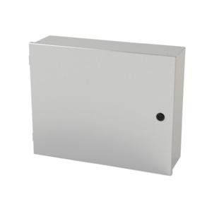 SAGINAW SCE-16N2006LP Enclosure, 16 x 20 x 6 Inch Size, Wall Mount, Carbon Steel, Ansi 61 Gray | CV6QLQ