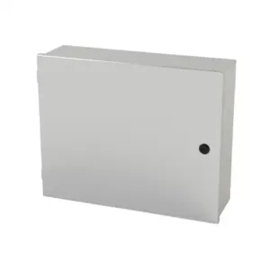 SAGINAW SCE-16N2006LP Enclosure, 16 x 20 x 6 Inch Size, Wall Mount, Carbon Steel, Ansi 61 Gray | CV6QLQ