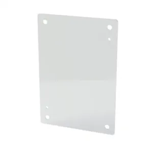 SAGINAW SCE-16P12 Subpanel, Carbon Steel, White, Powder Coat Finish | CV6WXR