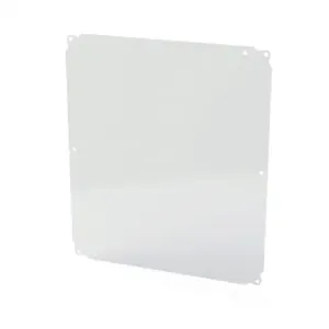 SAGINAW SCE-16P14 Subpanel, Carbon Steel, White, Powder Coat Finish | CV6WXV