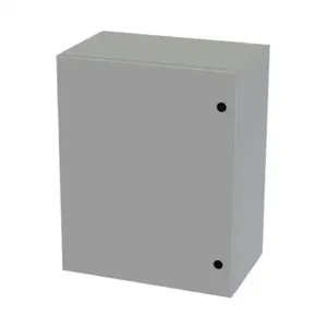 SAGINAW SCE-201610ELJ Enclosure, 20 x 16 x 10 Inch Size, Wall Mount, Carbon Steel, Ansi 61 Gray | CV6QMU