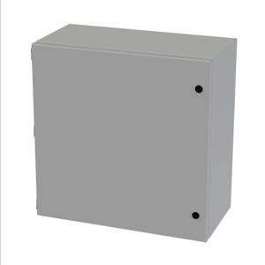 SAGINAW SCE-202010ELJ Enclosure, 20 x 20 x 10 Inch Size, Wall Mount, Carbon Steel, Ansi 61 Gray | CV6QNA