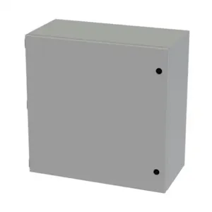 SAGINAW SCE-202010ELJ Enclosure, 20 x 20 x 10 Inch Size, Wall Mount, Carbon Steel, Ansi 61 Gray | CV6QNA