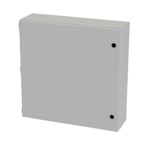 SAGINAW SCE-20206ELJLG Enclosure, 20 x 20 x 6 Inch Size, Wall Mount, Carbon Steel, Ral 7035 Light Gray | CV6QND