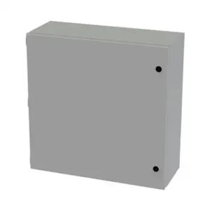 SAGINAW SCE-20208ELJ Enclosure, 20 x 20 x 8 Inch Size, Wall Mount, Carbon Steel, Ansi 61 Gray | CV6QNE