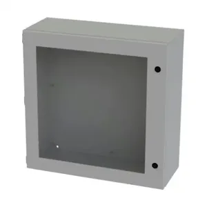 SAGINAW SCE-20208ELJW Enclosure, 20 x 20 x 8 Inch Size, Wall Mount, Carbon Steel, Ansi 61 Gray | CV6QNG