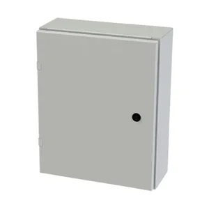 SAGINAW SCE-20EL1606LPLG Enclosure, 20 x 16 x 6 Inch Size, Wall Mount, Carbon Steel, Ral 7035 Light Gray | CV6QNL