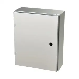 SAGINAW SCE-20EL1606SS6LP Enclosure, 20 x 16 x 6 Inch Size, Wall Mount, 316L Stainless Steel, #4 Brush Finish | CV6QNM