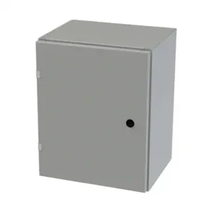 SAGINAW SCE-20EL1612LP Enclosure, 20 x 16 x 12 Inch Size, Wall Mount, Carbon Steel, Ansi 61 Gray | CV6QNZ