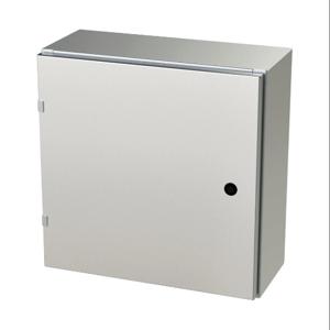 SAGINAW SCE-20EL2008SS6LP Enclosure, 20 x 20 x 8 Inch Size, Wall Mount, 316L Stainless Steel, #4 Brush Finish | CV6QPJ