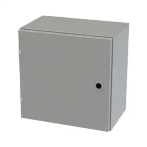 SAGINAW SCE-20EL2012LP Enclosure, 20 x 20 x 12 Inch Size, Wall Mount, Carbon Steel, Ansi 61 Gray | CV6QPR