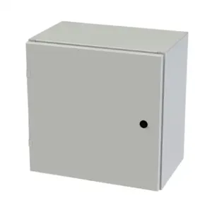 SAGINAW SCE-20EL2012LPLG Enclosure, 20 x 20 x 12 Inch Size, Wall Mount, Carbon Steel, Ral 7035 Light Gray | CV6QPT