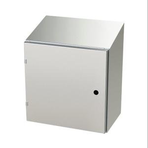 SAGINAW SCE-20EL2012SSST Enclosure, Slope Top, 20 x 20 x 12 Inch Size, Wall Mount, 304 Stainless Steel | CV6QPV