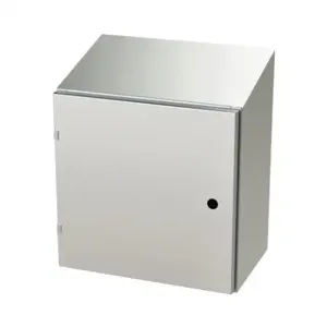 SAGINAW SCE-20EL2012SSST Enclosure, Slope Top, 20 x 20 x 12 Inch Size, Wall Mount, 304 Stainless Steel | CV6QPV