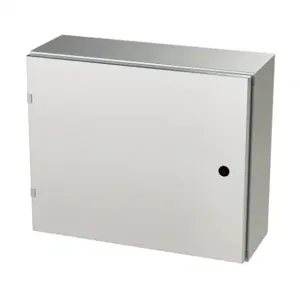 SAGINAW SCE-20EL2408SS6LP Enclosure, 20 x 24 x 8 Inch Size, Wall Mount, 316L Stainless Steel, #4 Brush Finish | CV6QPY