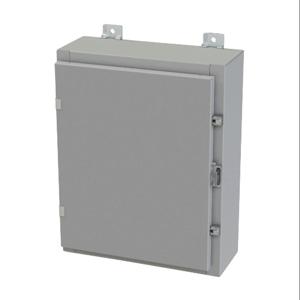 SAGINAW SCE-20H1606LP Enclosure, 20 x 16 x 6 Inch Size, Wall Mount, Carbon Steel, Ansi 61 Gray | CV6QQC