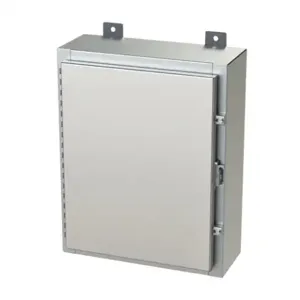 SAGINAW SCE-20H1606SSLP Enclosure, 20 x 16 x 6 Inch Size, Wall Mount, 304 Stainless Steel, #4 Brush Finish | CV6QQE