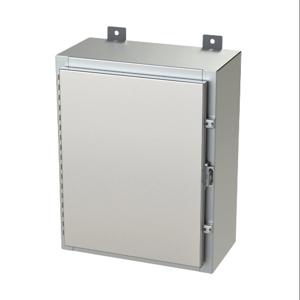 SAGINAW SCE-20H1608SS6LP Enclosure, 20 x 16 x 8 Inch Size, Wall Mount, 316L Stainless Steel, #4 Brush Finish | CV6QQG