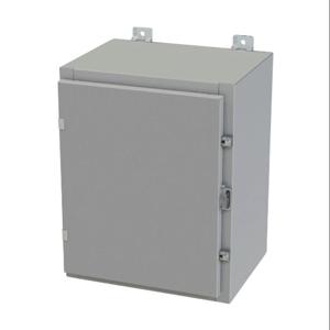 SAGINAW SCE-20H1612LP Enclosure, 20 x 16 x 12 Inch Size, Wall Mount, Carbon Steel, Ansi 61 Gray | CV6QQM