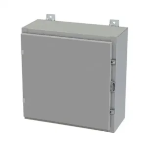 SAGINAW SCE-20H2008LP Enclosure, 20 x 20 x 8 Inch Size, Wall Mount, Carbon Steel, Ansi 61 Gray | CV6QQR