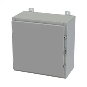 SAGINAW SCE-20H2010LP Enclosure, 20 x 20 x 10 Inch Size, Wall Mount, Carbon Steel, Ansi 61 Gray | CV6QQT