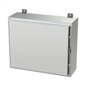 SAGINAW SCE-20H2408SSLP Enclosure, 20 x 24 x 8 Inch Size, Wall Mount, 304 Stainless Steel, #4 Brush Finish | CV6QQX