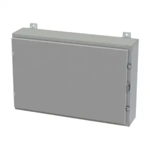 SAGINAW SCE-20H3006LP Enclosure, 20 x 30 x 6 Inch Size, Wall Mount, Carbon Steel, Ansi 61 Gray | CV6QQY