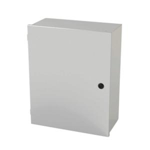 SAGINAW SCE-20N1608LP Enclosure, 20 x 16 x 8 Inch Size, Wall Mount, Carbon Steel, Ansi 61 Gray | CV6QRA