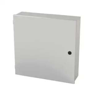 SAGINAW SCE-20N2006LP Enclosure, 20 x 20 x 6 Inch Size, Wall Mount, Carbon Steel, Ansi 61 Gray | CV6QRB