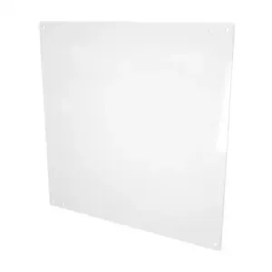 SAGINAW SCE-20N20MP Subpanel, Carbon Steel, White, Powder Coat Finish | CV6WYE