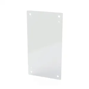 SAGINAW SCE-20P12 Subpanel, Carbon Steel, White, Powder Coat Finish | CV6WYG