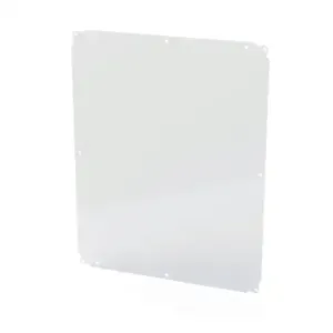 SAGINAW SCE-20P16J Subpanel, Carbon Steel, White, Powder Coat Finish | CV6WYL