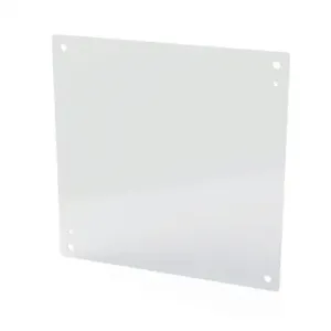 SAGINAW SCE-20P20 Subpanel, Carbon Steel, White, Powder Coat Finish | CV6WYP