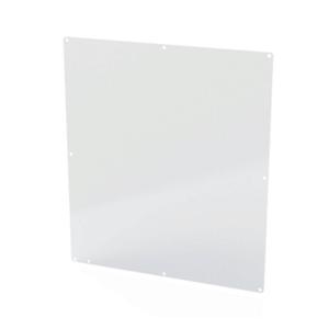 SAGINAW SCE-20P20C Subpanel, Carbon Steel, White, Powder Coat Finish | CV6WYQ