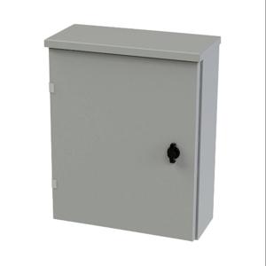 SAGINAW SCE-20R1606LP Enclosure, 20 x 16 x 6 Inch Size, Wall Mount, Carbon Steel, Ansi 61 Gray | CV6QRE