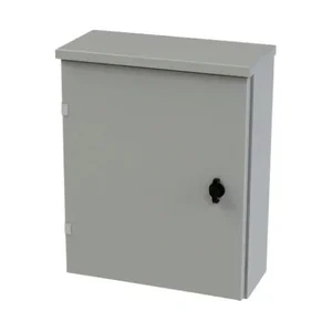 SAGINAW SCE-20R1606LP Enclosure, 20 x 16 x 6 Inch Size, Wall Mount, Carbon Steel, Ansi 61 Gray | CV6QRE