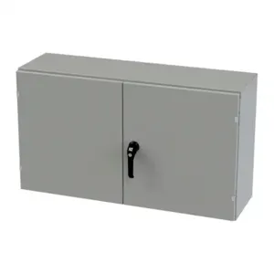 SAGINAW SCE-244212WFLP Enclosure, 24 x 42 x 12 Inch Size, Wall Mount, Carbon Steel, Ansi 61 Gray | CV6QRH